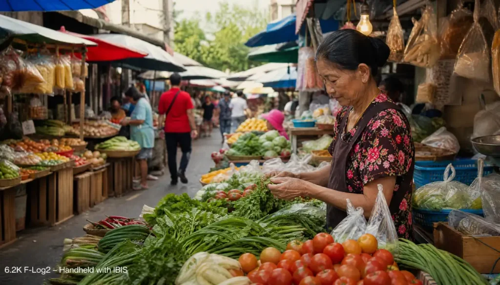 Video frame grab from Fujifilm X100VI 6.2K recording showing dynamic range