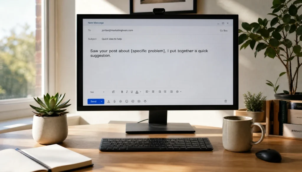Writing a personalized outreach email to get first paying customers with no money