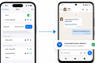How to view a saved Wi-Fi password on an iPhone running iOS 17