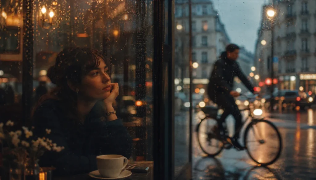 Fujifilm X100VI reflection street portrait f/2 1/125s