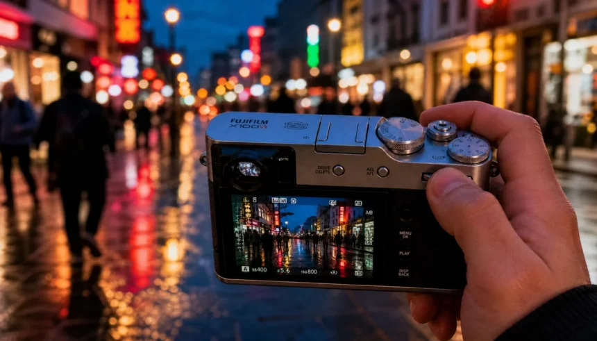 Fujifilm X100VI used for street photography in 2026