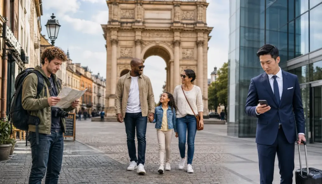 Different types of travelers adjusting to culture shock in their own way