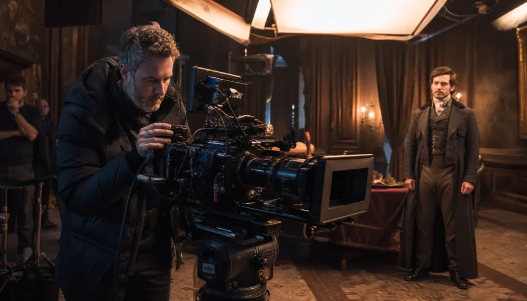 Behind the scenes of a high-budget prestige TV drama production